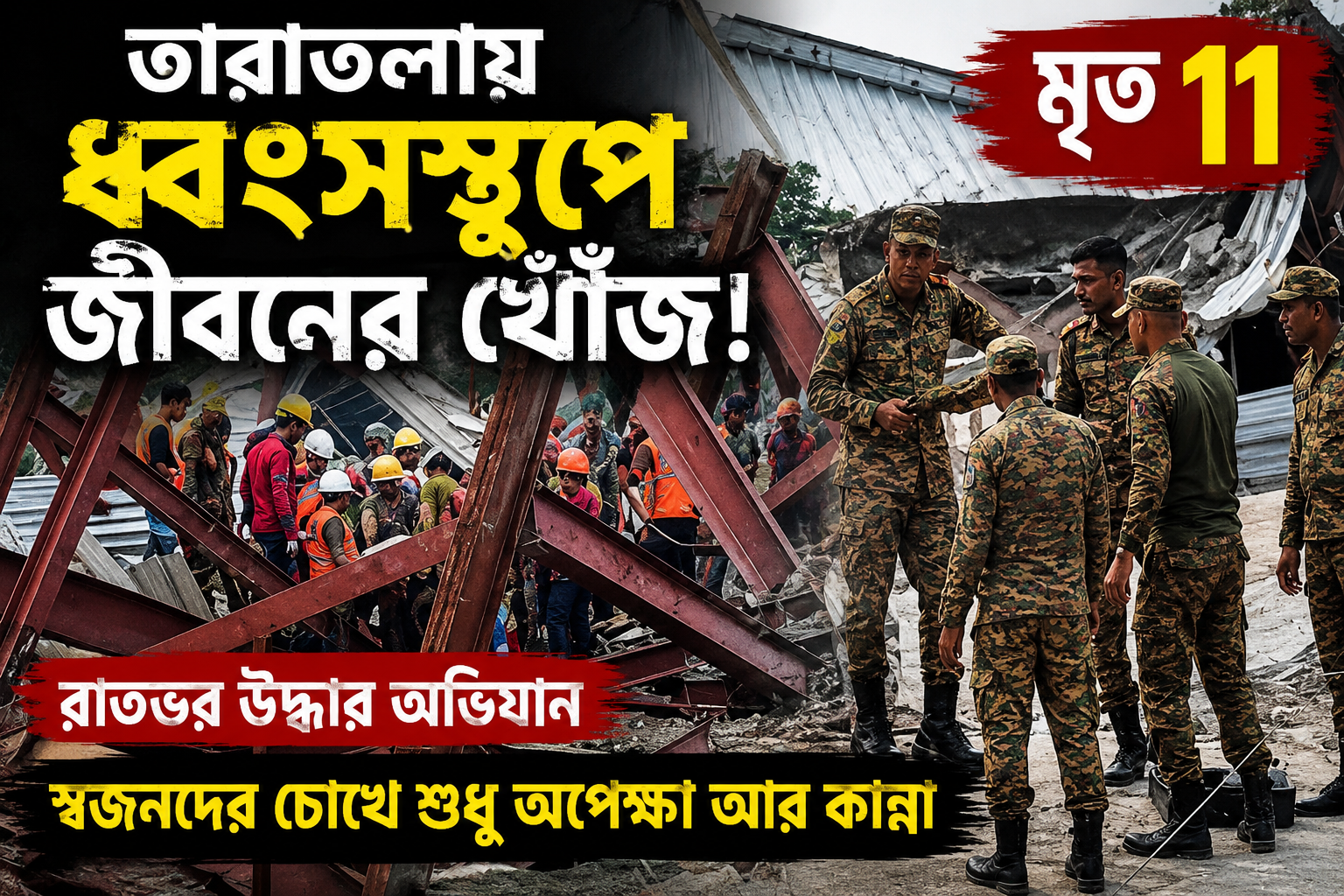 Taratala warehouse collapse rescue operation in Kolkata