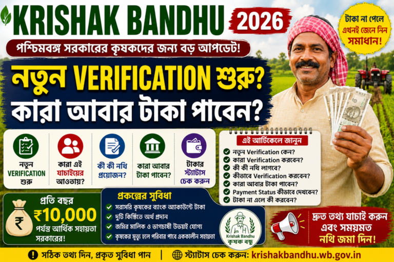 Krishak Bandhu Verification 2026 Payment Status Beneficiary List