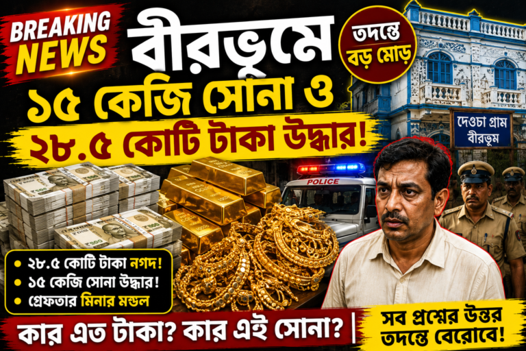 Birbhum Cash and Gold Seizure Latest News