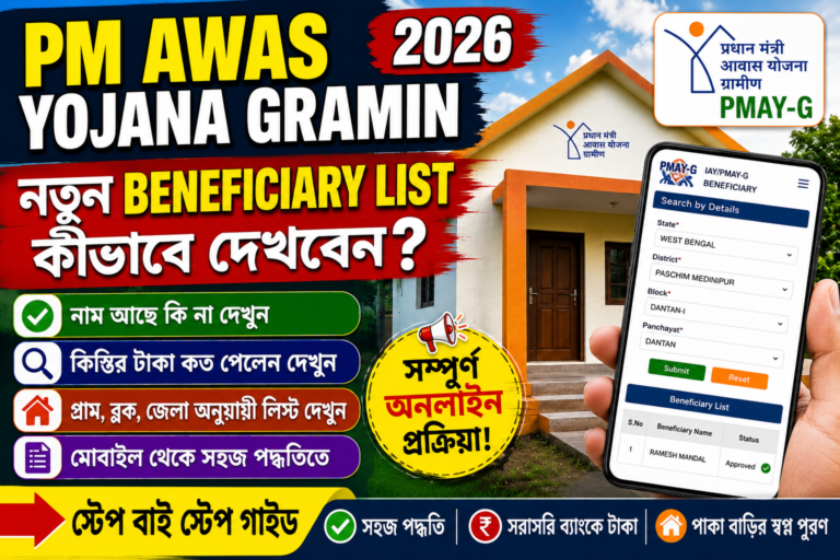 PM Awas Yojana Gramin 2026 Beneficiary List Check Online