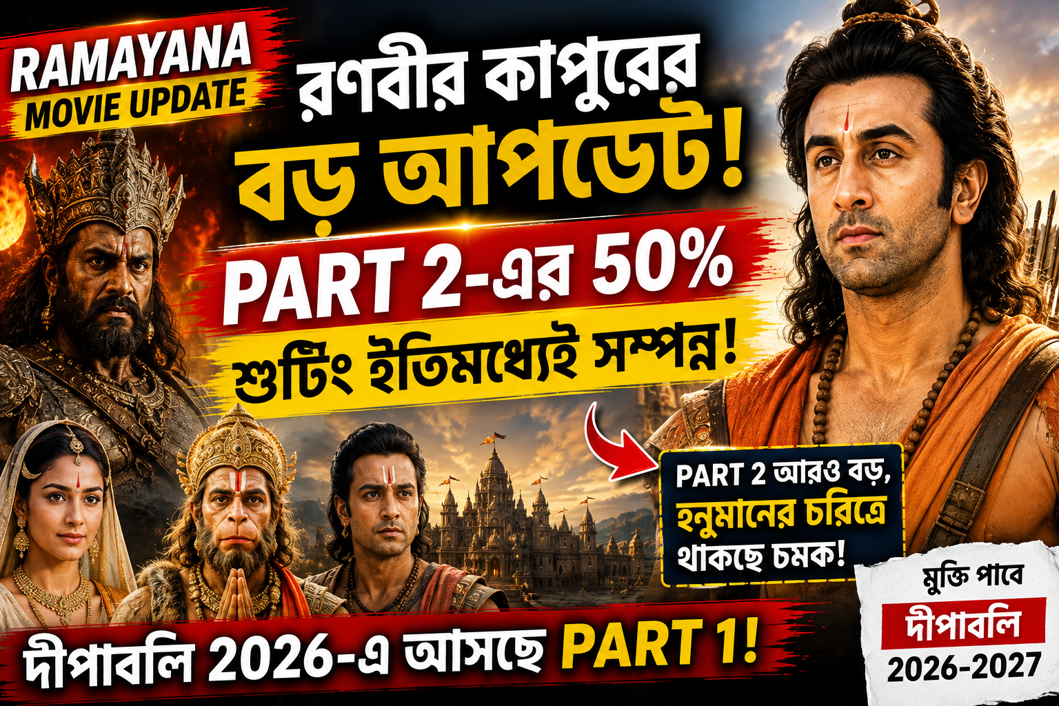 Ramayana Movie Update Ranbir Kapoor Part 2 Shooting
