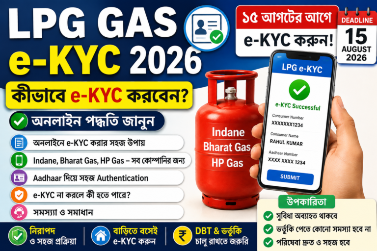 LPG Gas e-KYC 2026 online guide